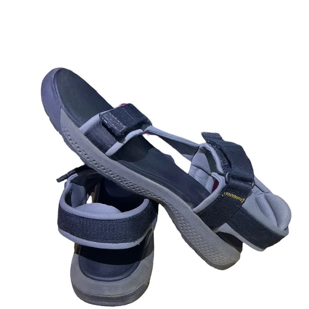 Dockers‎ Sandals Mens 12M Black Adjustable Sports Hiking Shoe